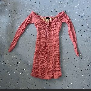 Majorelle ruched dress (from Revolve)